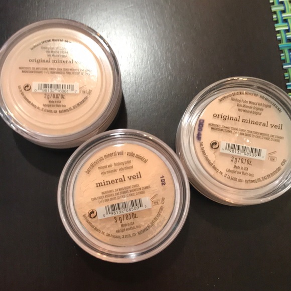 bareMinerals Other - 3 Original Mineral Veils Small /Travel Size